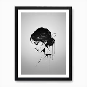 Portrait Of A Woman 2 Art Print