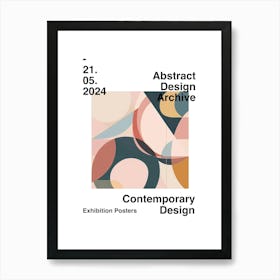 Abstract Design Archive Poster 08 Art Print