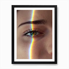 Rainbow Eye Art Print