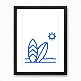 Surf Life Art Print