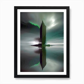 Tower In The Water Art Print