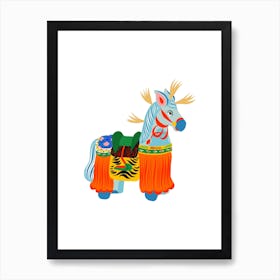 Yawata Uma Wooden Horse Toy Art Print