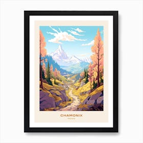 Chamonix To Zermatt France 1 Hike Poster Art Print