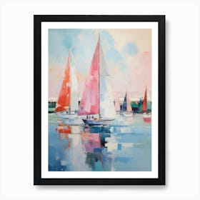 Sailboats 22 Art Print