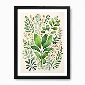 Botanical Print 2 Art Print