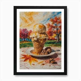 Ice Cream Sundae 17 Art Print