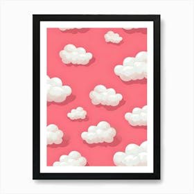 Pink Clouds Wallpaper 1 Poster