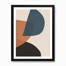 Geometry with circles F Art Print