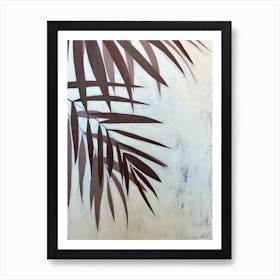 Summer palms Art Print