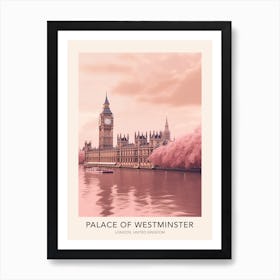 Palace Of Westminster London United Kingdom Travel Poster Art Print