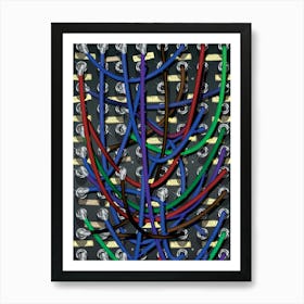 Telephone Wires Art Print