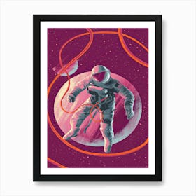 Space Explorer Art Print