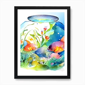 Fish Bowl Art Print