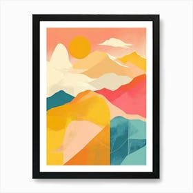 Abstract Landscape Painting 16 Art Print