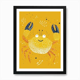 Yellow Crab 6 Art Print
