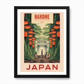 Hakone Open Air Museum, Visit Japan Vintage Travel Art 1 Poster Art Print