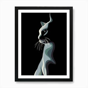 Syrian Cat Art Print