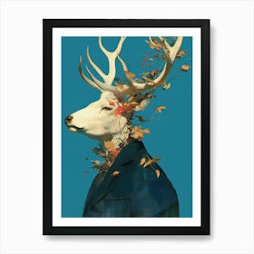 Deer Head Art Print