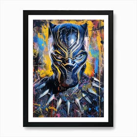 Black Panther 7 Art Print