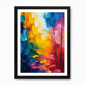 Abstract Painting Colorful Art Print