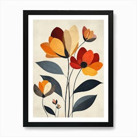 Flowers Canvas Print Art Print