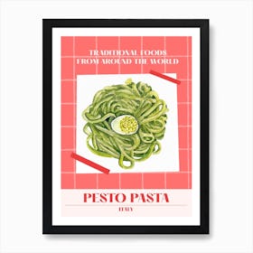 Pesto Pasta Italy 3 Foods Of The World Art Print