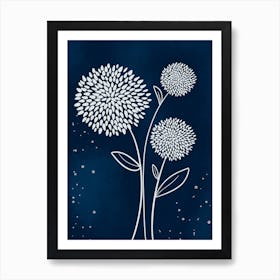 Blue Flower  Art Print