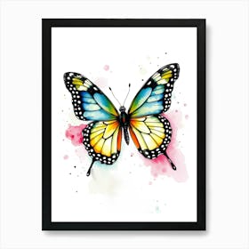 Watercolor Butterfly Art Print