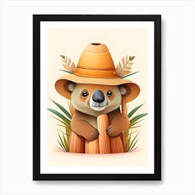 Cartoonkoala Art Print