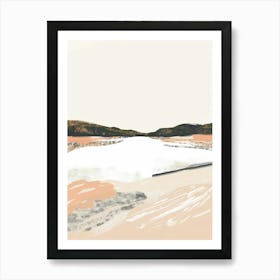 Sand And Water Art Print