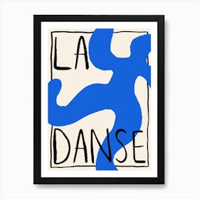 La Danse Blue Art Print