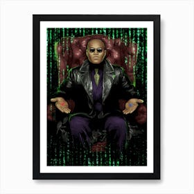 Matrix Morpheus Art Print