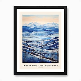 Lake District National Park England 4 Poster Art Print