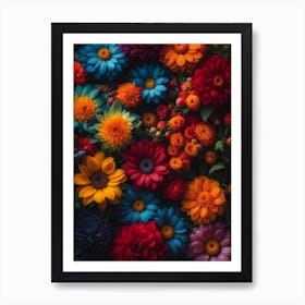 Colorful Flower Art Print