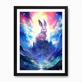 Rabbit In The Castle Art Print