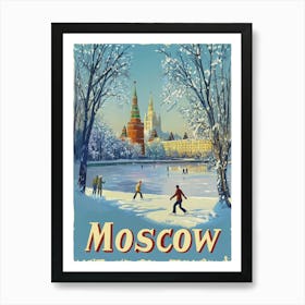 Aihrgdesign A Mid Century Modern Travel Poster For Moscow Sho 42d9c306 2cdc 40fc 8c4c 77d255a3ca41 3 Art Print