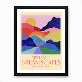Abstract Dreamscapes Landscape Collection 65 Art Print
