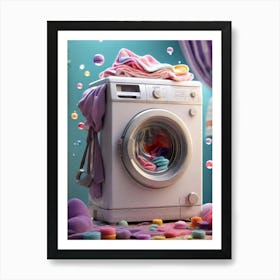 Washing Machine 1 Art Print