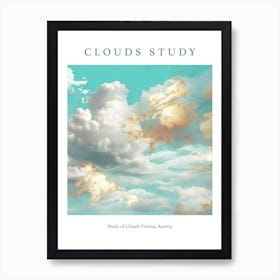 Study Of Clouds Vienna, Austria 2 Art Print