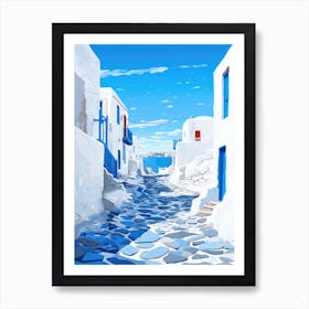 Greek Island Art Print