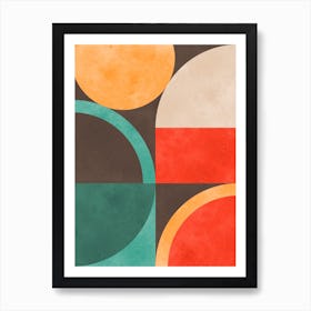 Colors in harmony 6 Art Print