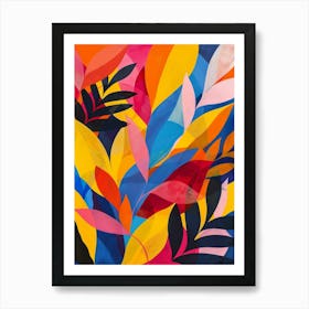 Colorful Leaves 1 Art Print