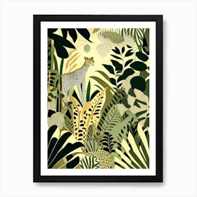 Jungle Patterns 1 Rousseau Inspired Art Print