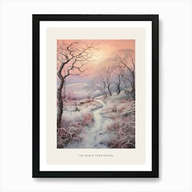 Dreamy Winter National Park Poster  The North York Moors England 2 Art Print