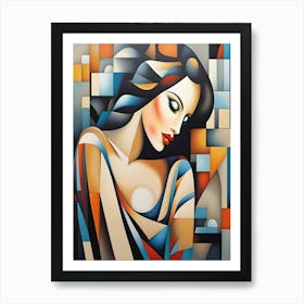 Abstract Of A Woman 5 Art Print