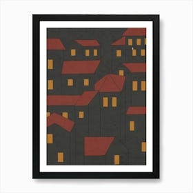 City At Night Art Print