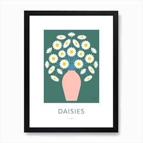 Daisies Flower Market Art Print Art Print