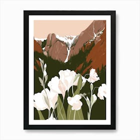 Yosemite Flowers Art Print