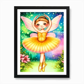 Fairy Ballerina Art Print