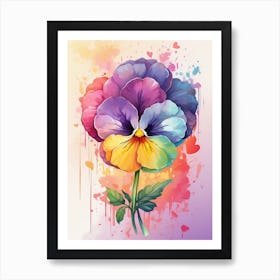 Pansies Art Print